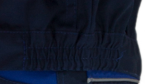 Marinha/azuis marinhos dos uniformes do trabalho industrial da segurança duas cores com encanamento reflexivo