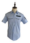 Rapidamente por muito tempo profissional seco dos uniformes do trabalho/luvas curtos policia a camisa uniforme