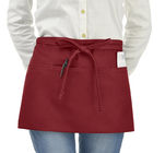 Uniforme curto do avental da barra da multi cor/anti aventais do servidor do restaurante do enrugamento