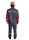 Estabilidade de cor uniformes cinzentos/vermelhos do trabalho industrial boa com fita reflexiva