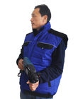 Veste 100% exterior do trabalho dos homens da segurança do inverno do algodão com o bolso da asseguração de Velcro