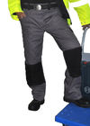 2 calças uniformes do trabalho da carga do tom, calças resistente do trabalho com almofadas de joelho 