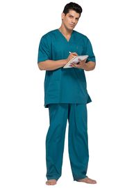 O anti enrugamento médico esfrega ternos, enfermeira cirúrgica Uniform do hospital da lavagem fácil 