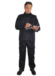Uniforme público do agente de segurança/anti uniforme de vestido do sapador-bombeiro da emergência do enrugamento